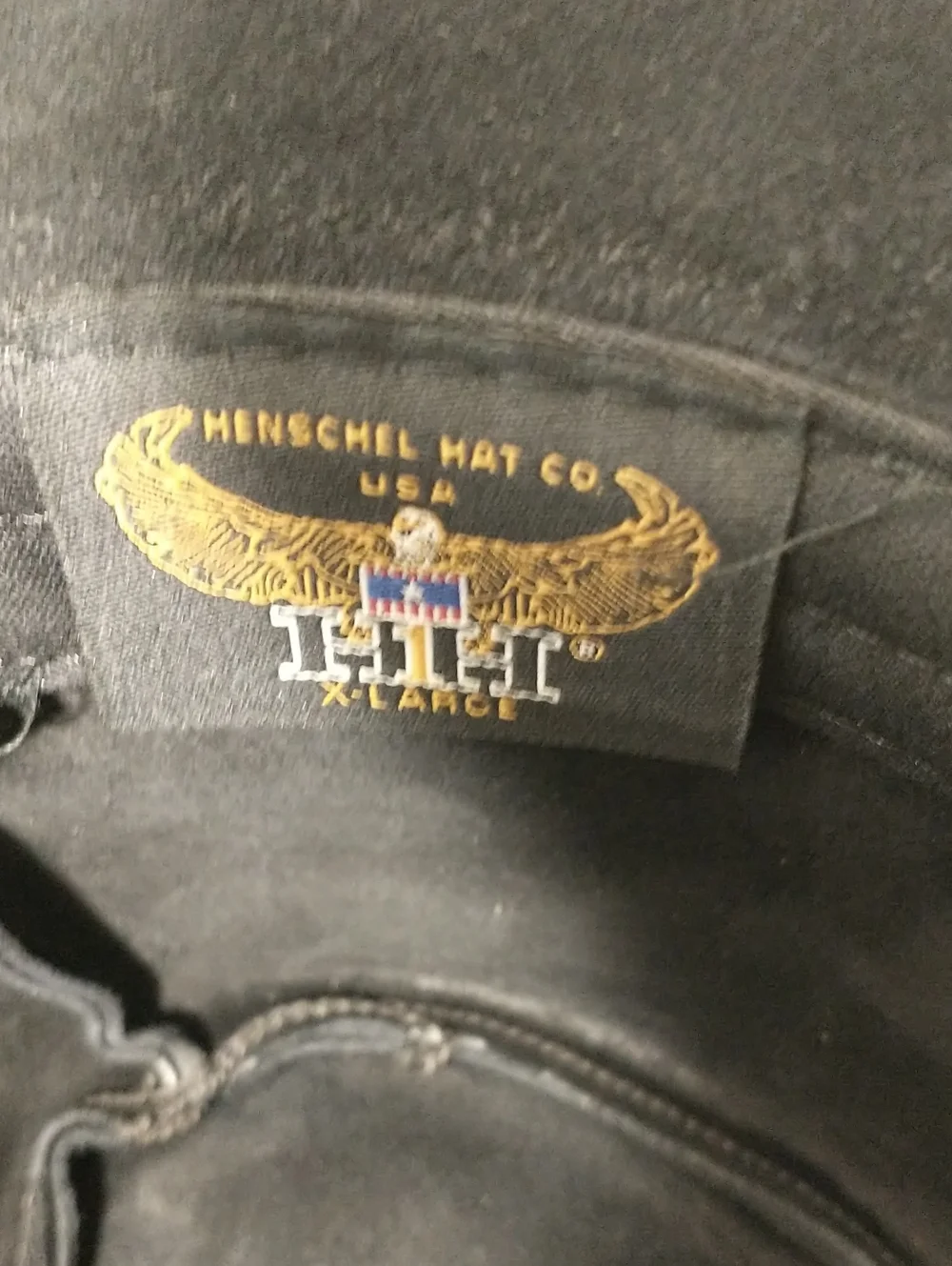 LIKE NEW Henschel Osage Leather Safari Hat, Size XL, Crushable Waxed Cowhide